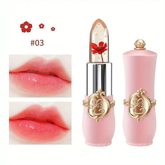 Miss Royal Flower Lipstick – Long-Lasting Matte & Glossy Hydrating Lip Colo JZCosmetics.com