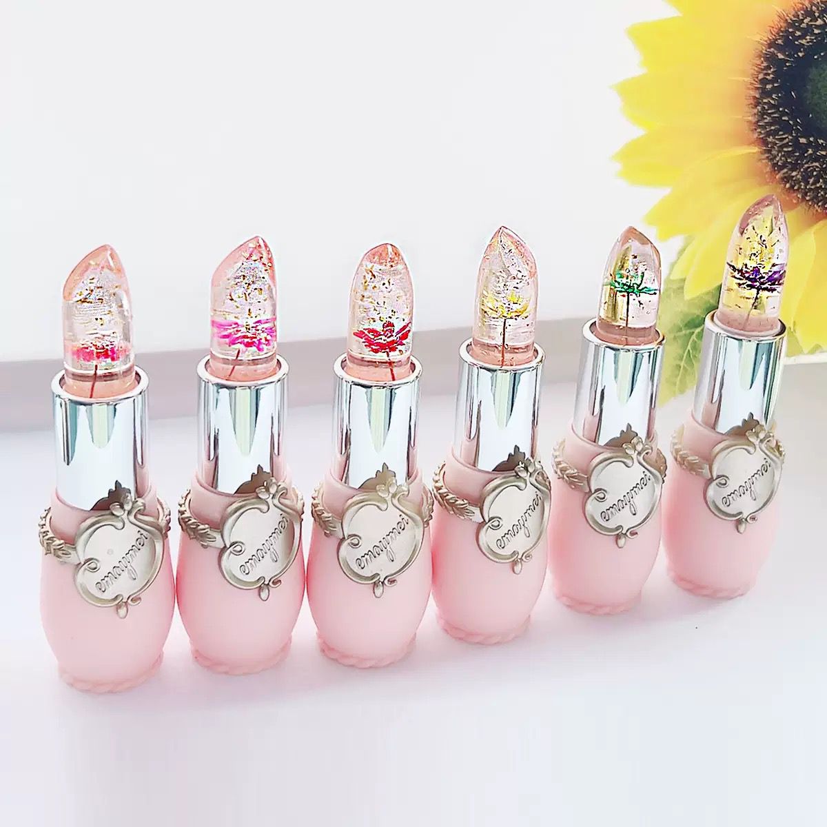 Miss Royal Flower Lipstick – Long-Lasting Matte & Glossy Hydrating Lip Colo JZCosmetics.com