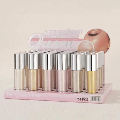 Miss Rose Liquid Highlighters 6pcs Set – Multi-Shade Glow & Radiance Makeup JZCosmetics.com