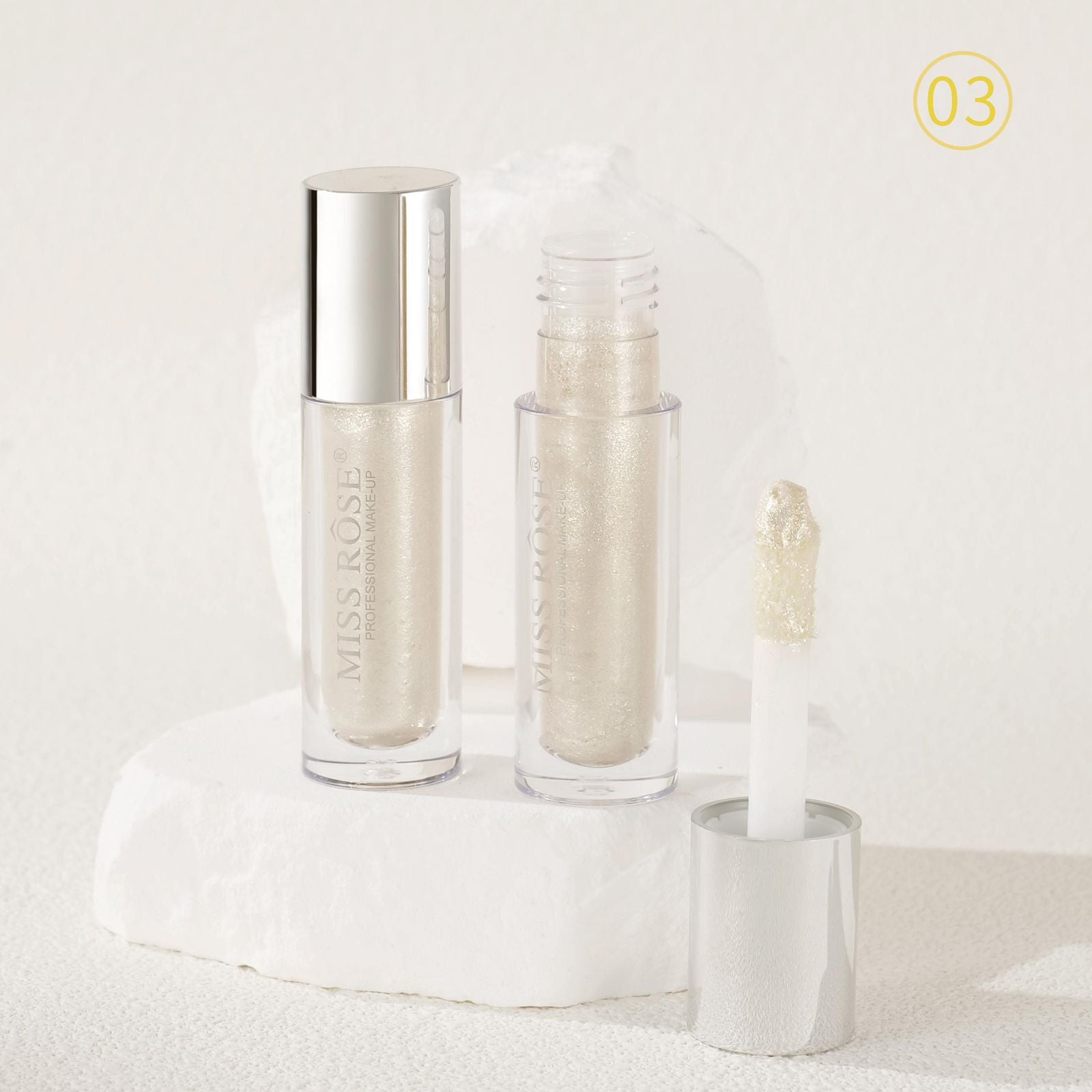 Miss Rose Liquid Highlighters 6pcs Set – Multi-Shade Glow & Radiance Makeup JZCosmetics.com