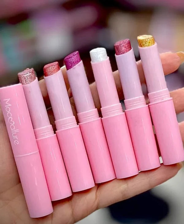 Mocallure Jelly Highlighter & Eyeshadow Sticks 6 Colors Set