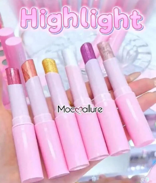 Mocallure Jelly Highlighter & Eyeshadow Sticks 6 Colors Set