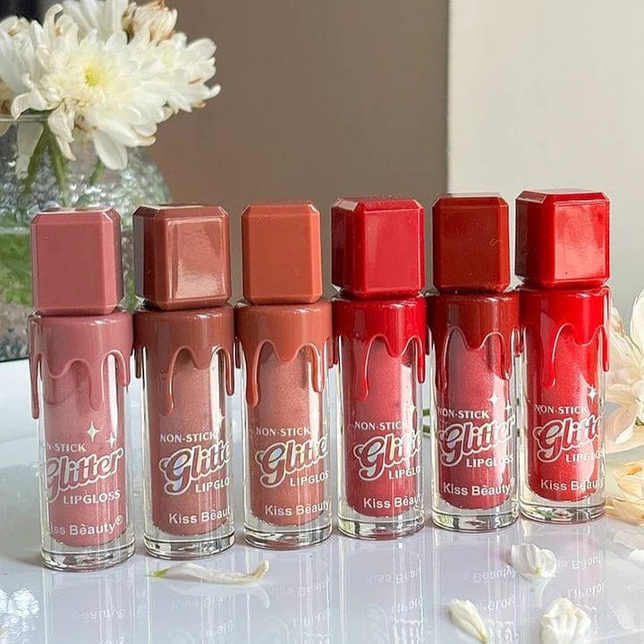 Mocallure Glitter Lip Gloss 6pcs Set JZCosmetics.com