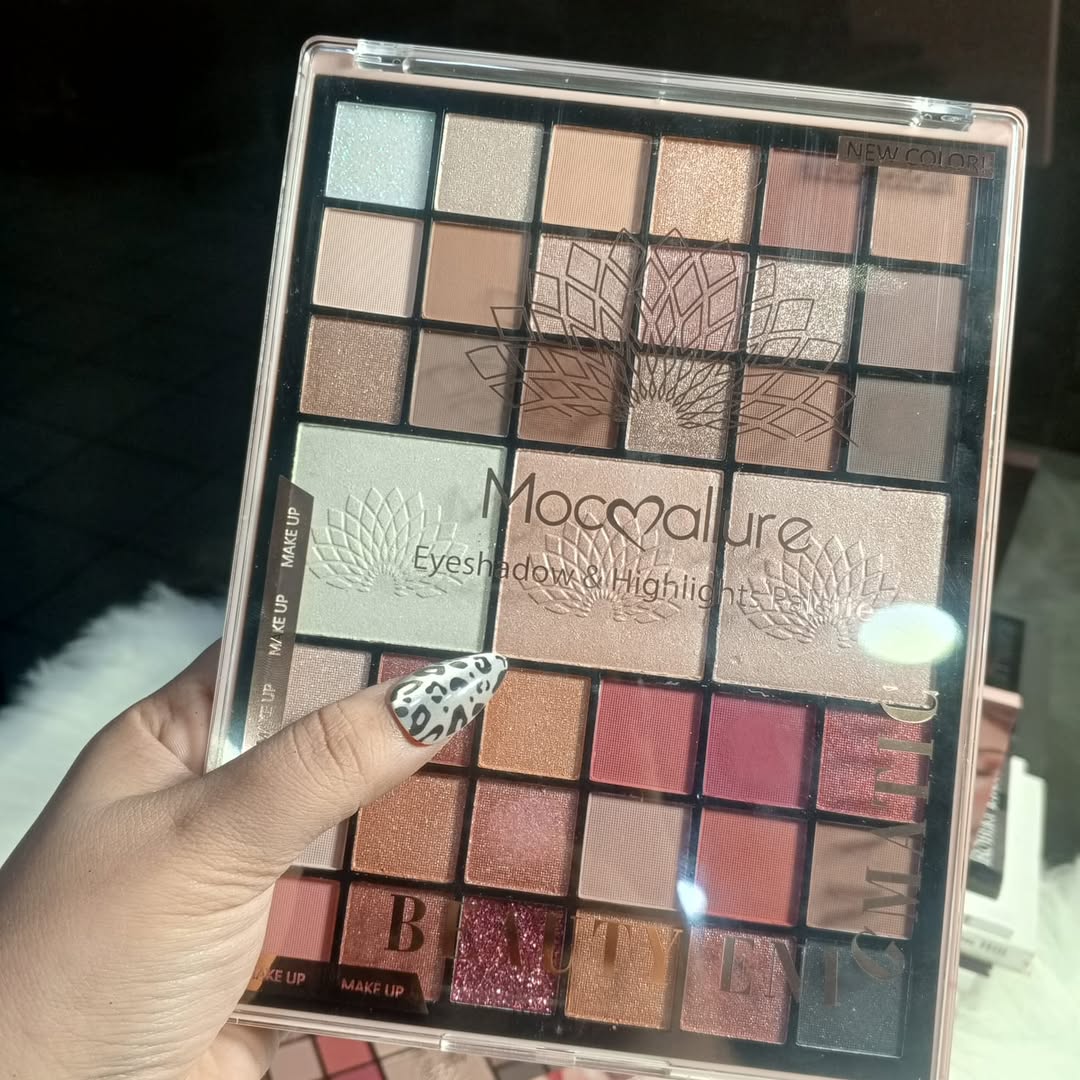 Mocallure Pro Master Eye Shadow & Glow Highlighter All-In-One Palette JZCosmetics.com