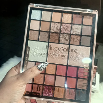 Mocallure Pro Master Eye Shadow & Glow Highlighter All-In-One Palette JZCosmetics.com