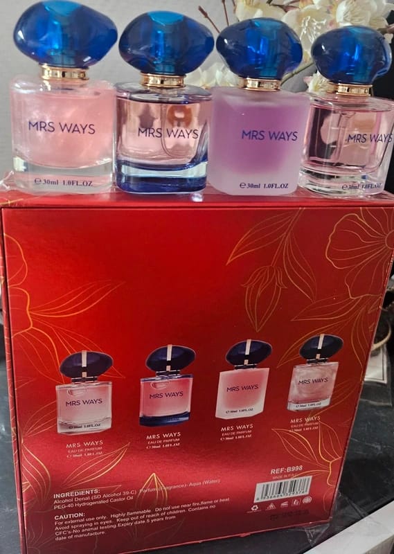 My Way Gift Set 30ml × 4 – Premium Long-Lasting Perfume Collection JZCosmetics.com