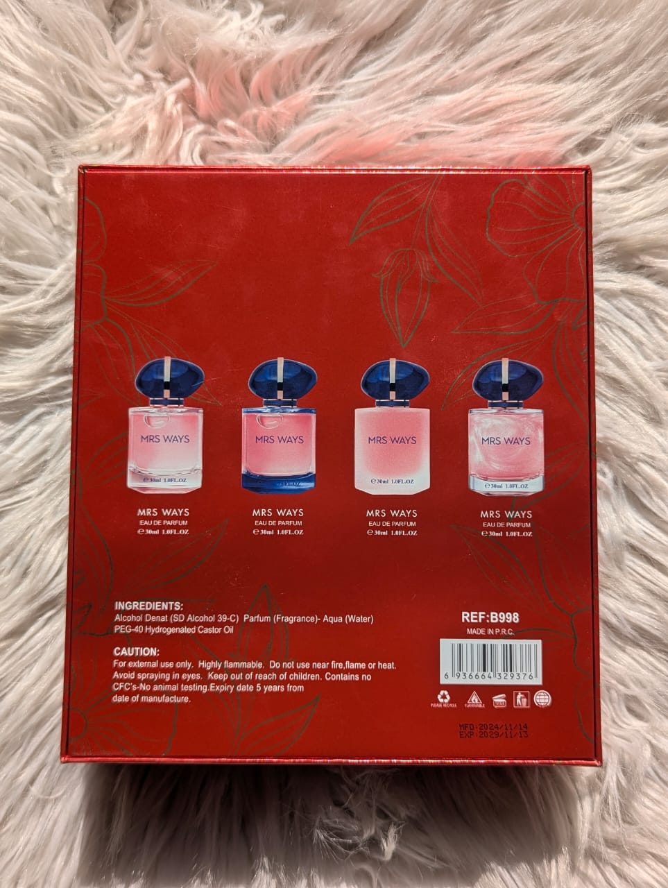My Way Gift Set 30ml × 4 – Premium Long-Lasting Perfume Collection JZCosmetics.com