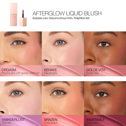 NARS Afterglow Liquid Blush 4pcs Set JZCosmetics.com
