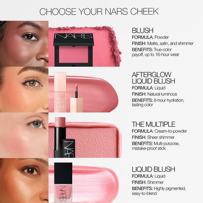 NARS Afterglow Liquid Blush 4pcs Set JZCosmetics.com