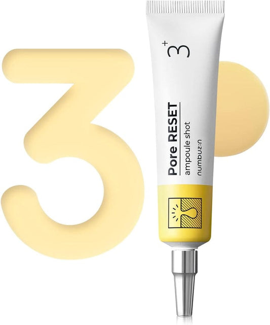 Numbuzin No.3 Pore Reset Ampoule Shot 25ml – Pore Care & Smoothing Serum JZCosmetics.com