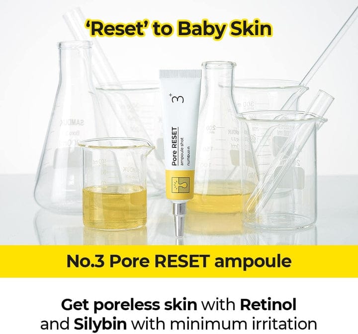 Numbuzin No.3 Pore Reset Ampoule Shot 25ml – Pore Care & Smoothing Serum JZCosmetics.com