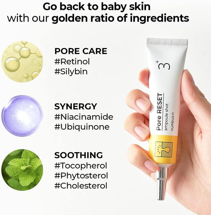 Numbuzin No.3 Pore Reset Ampoule Shot 25ml – Pore Care & Smoothing Serum JZCosmetics.com