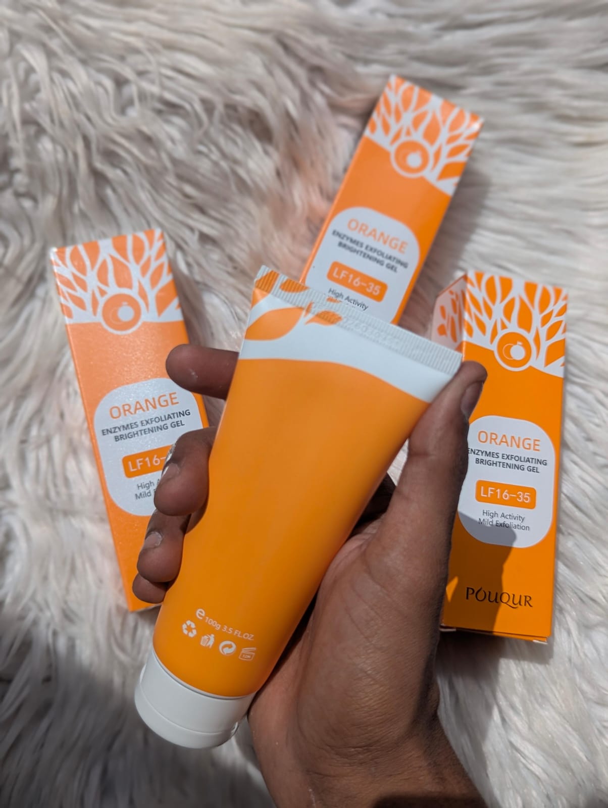 Pouqur Exfoliating Gel with Orange Enzyme 100g JZCosmetics.com