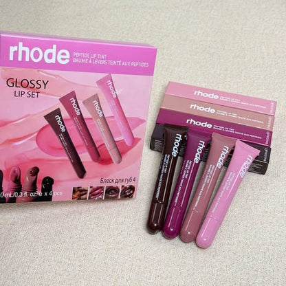 Rhode Peptide Lip Tint 4-in-1 Set 10ml – Hydrating Glossy & Plumping Lip Tint with Long-Lasting Moisture JZCosmetics.com