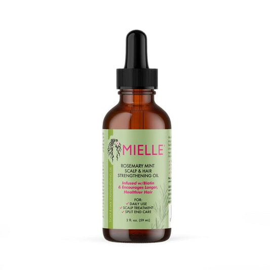 Mielle Organics Rosemary Mint Scalp & Hair Strengthening Oil 59ml – Nourishing Hair Growth & Breakage Control Treatment JZCosmetics.com