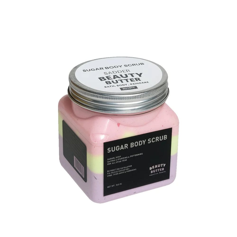 SADOER Sugar Body Scrub 350ml – Exfoliating & Nourishing Beauty Butter JZCosmetics.com