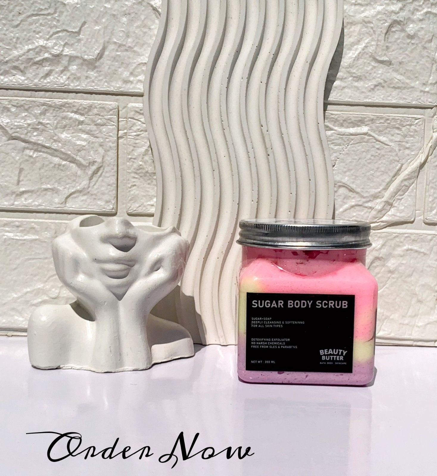 SADOER Sugar Body Scrub 350ml – Exfoliating & Nourishing Beauty Butter JZCosmetics.com