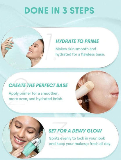 SHEGLAM Good Grip Hydrating Prime & Set Spray 55ml – 2-in-1 Makeup Primer & Setting Mist for Long-Lasting Smooth Finish JZCosmetics.com