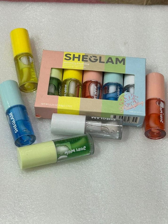SHEGLAM Lip Gloss 5 Pcs Set – High Shine Non-Sticky Lip Gloss JZCosmetics.com