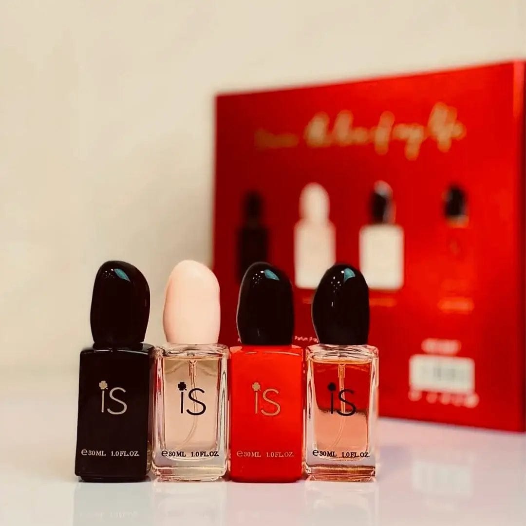 SI Perfume Gift Set 30ml × 4 – Premium Fragrance Collection JZCosmetics.com