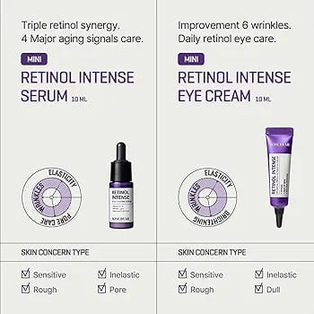 SOME BY MI Retinol Intense Trial Kit – Serum & Eye Cream 0.33oz JZCosmetics.com