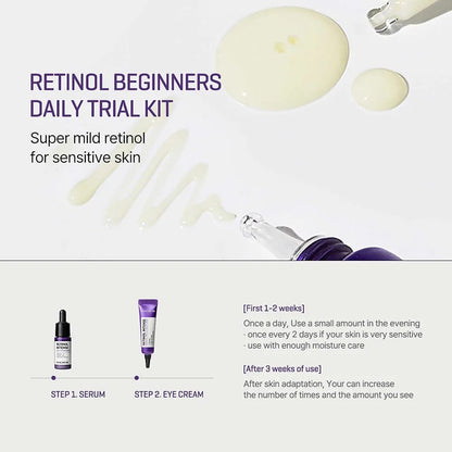 SOME BY MI Retinol Intense Trial Kit – Serum & Eye Cream 0.33oz JZCosmetics.com