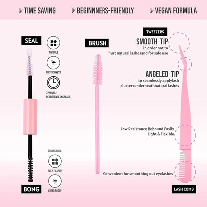 Sara & Oliver Handmade Eyelash Extension JZ Cosmetics