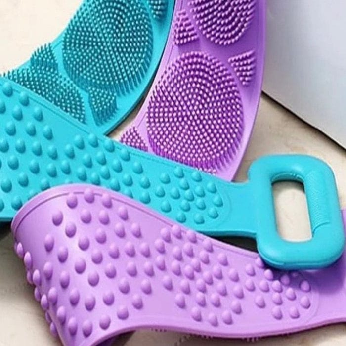 Silicone Back Scrubbing Belt | Silicone Body Scrubber Towel JZCosmetics.com