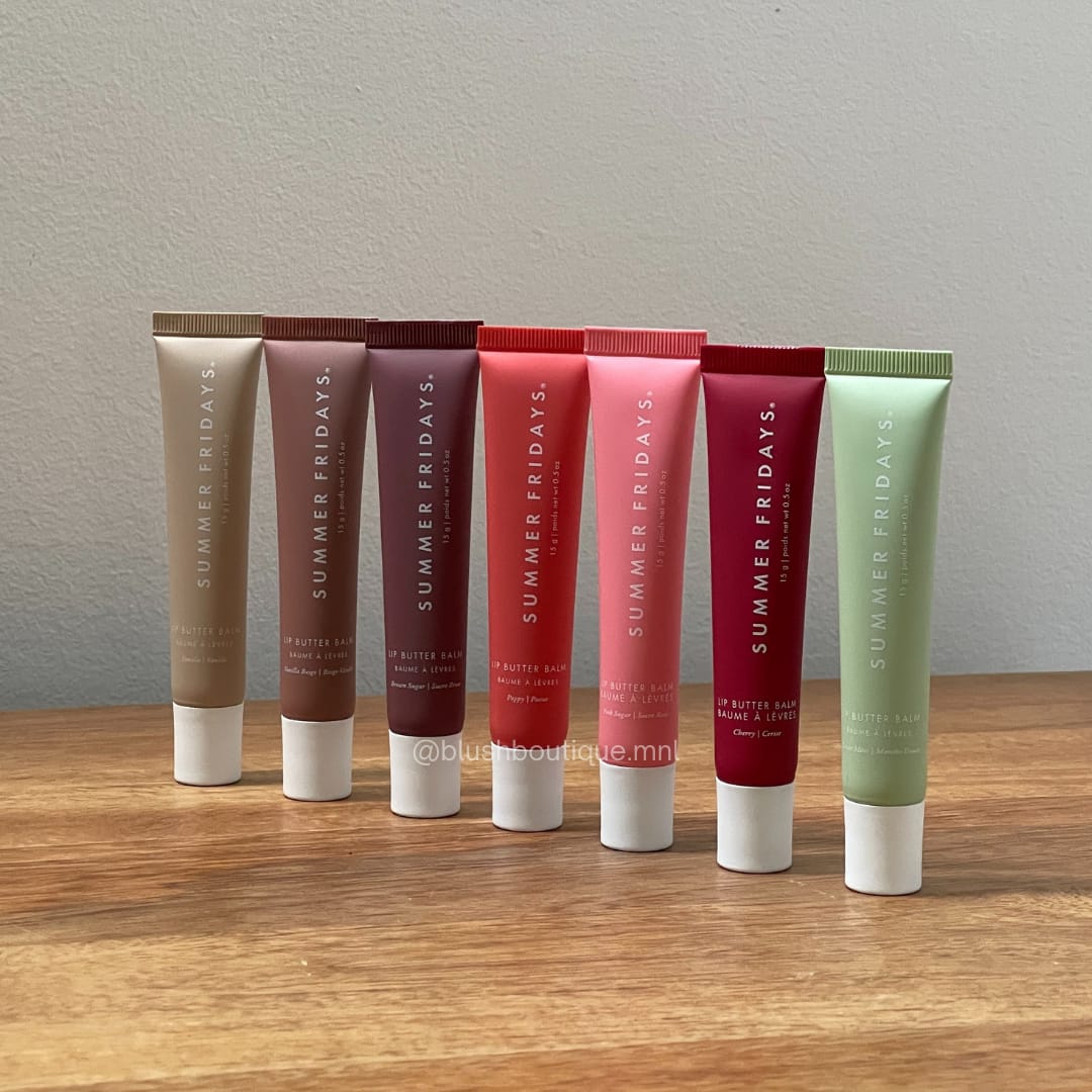 Summer Fridays Lip Butter Balm 8pcs Set – Hydrating Nourishing Glossy Lip Care Treatment JZCosmetics.com