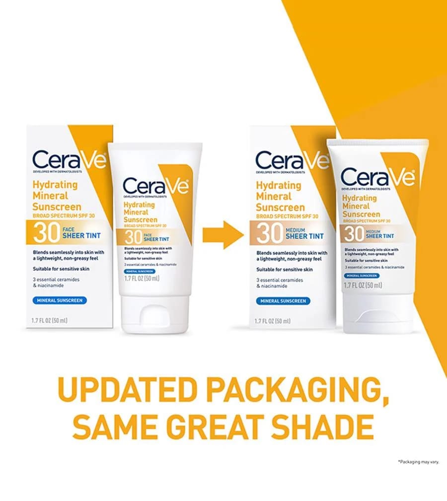 Hydrating Mineral Sunscreen SPF 30 Tinted (50ml) – Broad-Spectrum UV Protection JZCosmetics.com