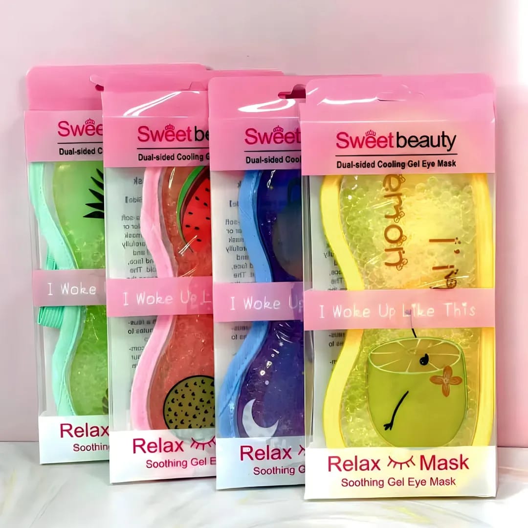 Sweet Beauty Relax Soothing Gel Eye Masks – Cooling, De-Puffing & Hydrating Under Eye Patches JZCosmetics.com