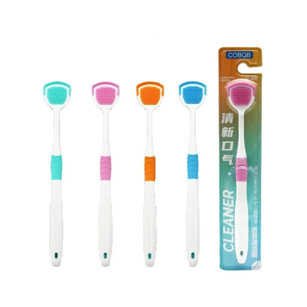 Tongue Cleaner Scraper – Soft Silicone Tongue Cleaner | Oral Care Tool for Bad Breath, Bacteria Removal & Fresh Breath JZCosmetics.com