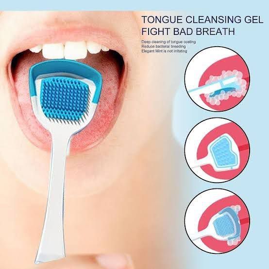 Tongue Cleaner Scraper – Soft Silicone Tongue Cleaner | Oral Care Tool for Bad Breath, Bacteria Removal & Fresh Breath JZCosmetics.com