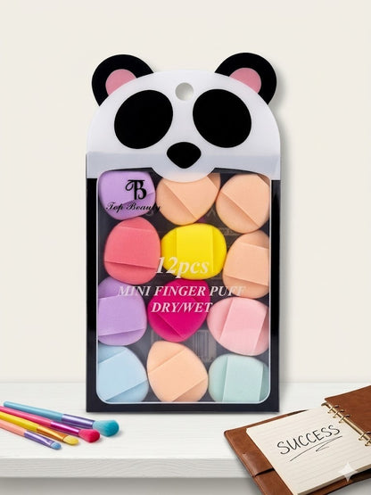 Top Beauty 12pcs Finger Puff Set JZCosmetics.com