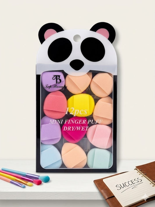 Top Beauty 12pcs Finger Puff Set JZCosmetics.com