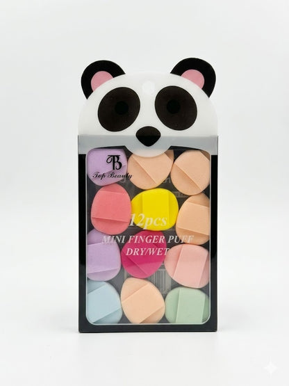 Top Beauty 12pcs Finger Puff Set JZCosmetics.com
