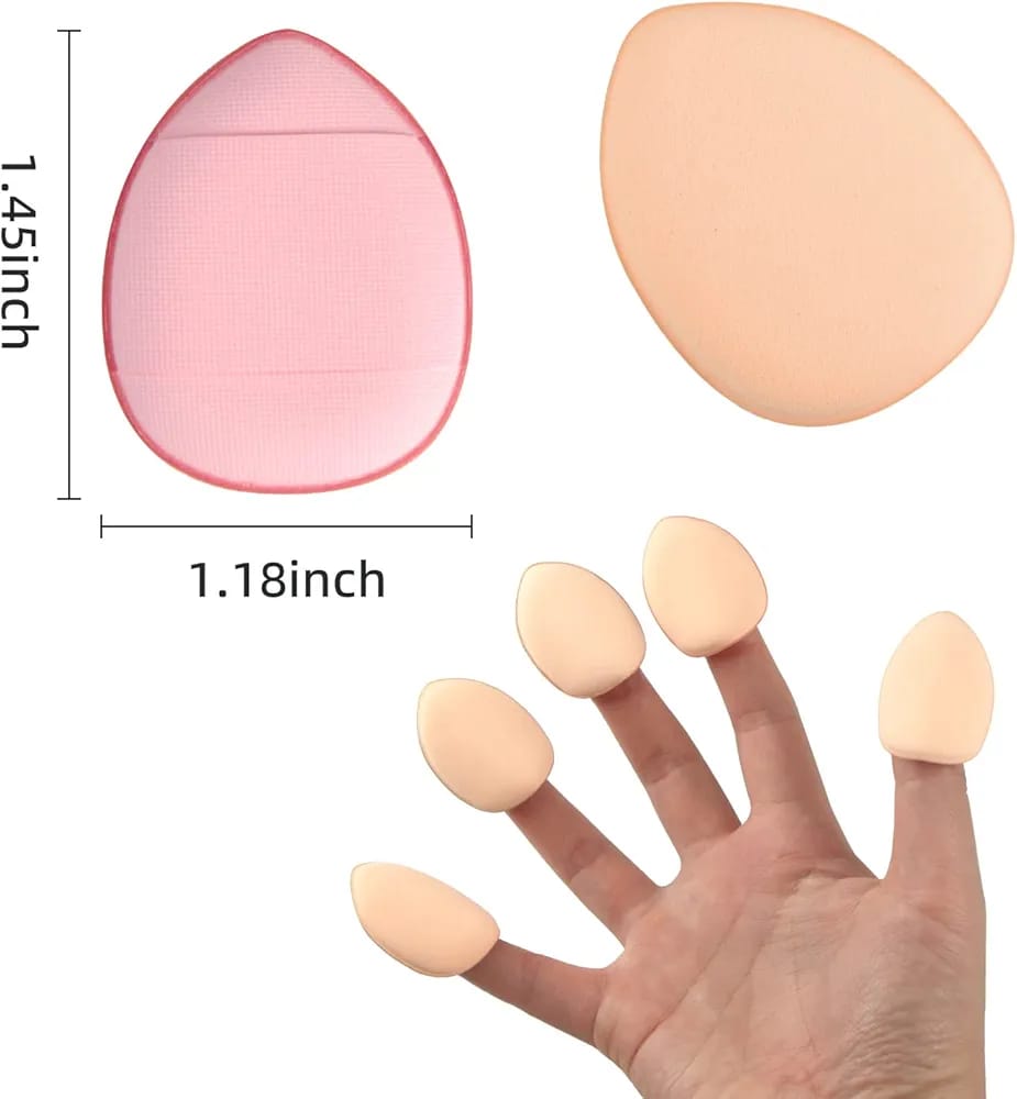 Top Beauty 12pcs Finger Puff Set JZCosmetics.com
