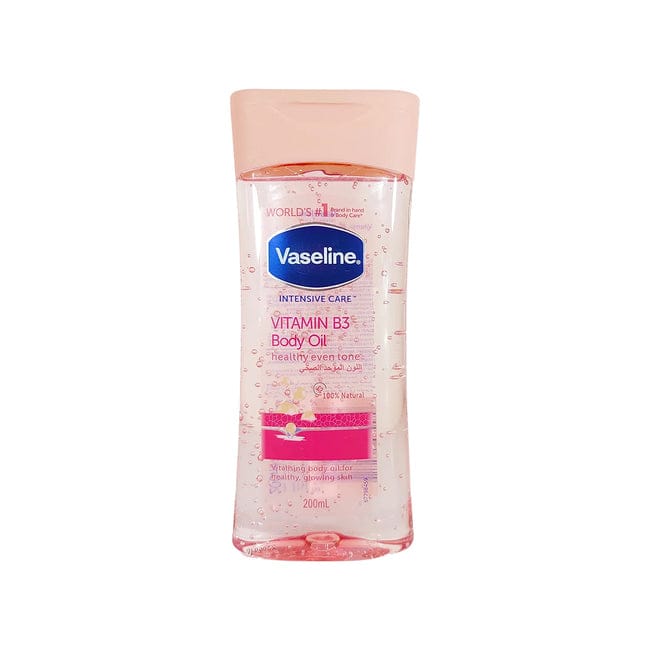 Vaseline Vitamin B3 Body Oil 200ml – Brightening & Moisturizing Body Oil JZCosmetics.com