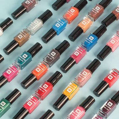 Miss Rose Pack of 36 Peel Off Nail Polishes – Beautiful Color Collection JZCosmetics.com