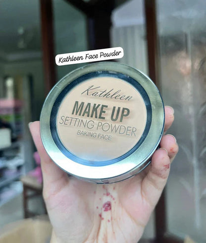 Kathleen Make Up Setting Powder – Baking Face – Oil Control & Long-Lasting Finish JZ Cosmetics