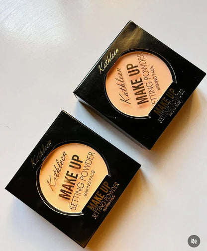 Kathleen Make Up Setting Powder – Baking Face – Oil Control & Long-Lasting Finish JZ Cosmetics