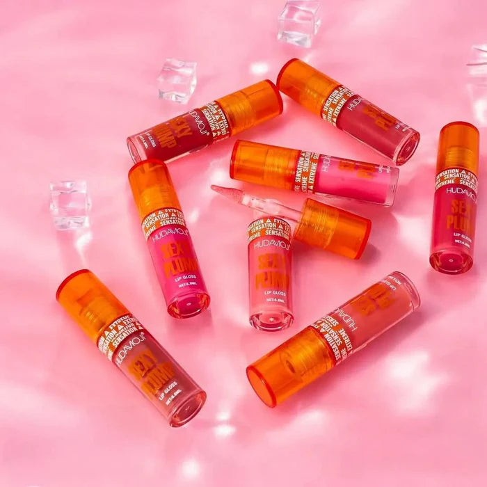 Hudamoji Sexy Plump Lip Gloss – Hydrating Shine & Fuller Look