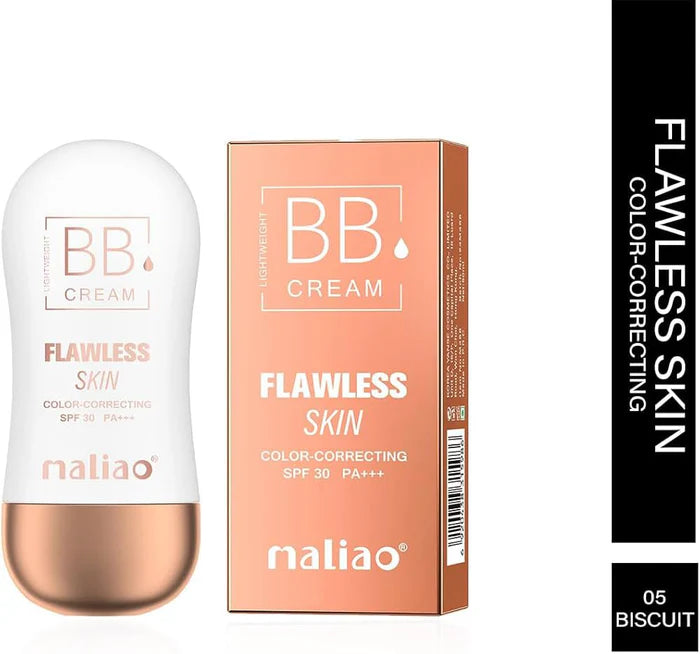 Maliao BB Cream Flawless Skin Color Correcting SPF 30 JZ Cosmetics