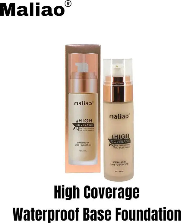 Maliao High Coverage Waterproof Base Foundation - Flawless All-Day Wear JZ Cosmetics