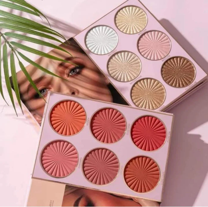 HUDAMOJI 5 Pages All-In-One Make-Up Book Palette