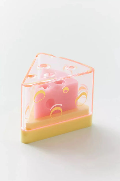 Triangle Tinted Cheese Shaped Lip Balm Temperature Control Color Change Moisturizing Lipstick Anti-Cracking Anti-Drying Hydration Lip Care