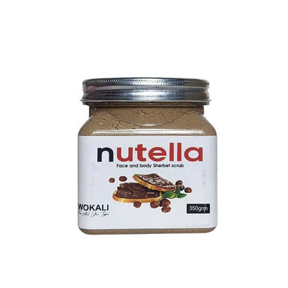 Wokali Nutella Face & Body Sherbet Scrub 350g JZCosmetics.com