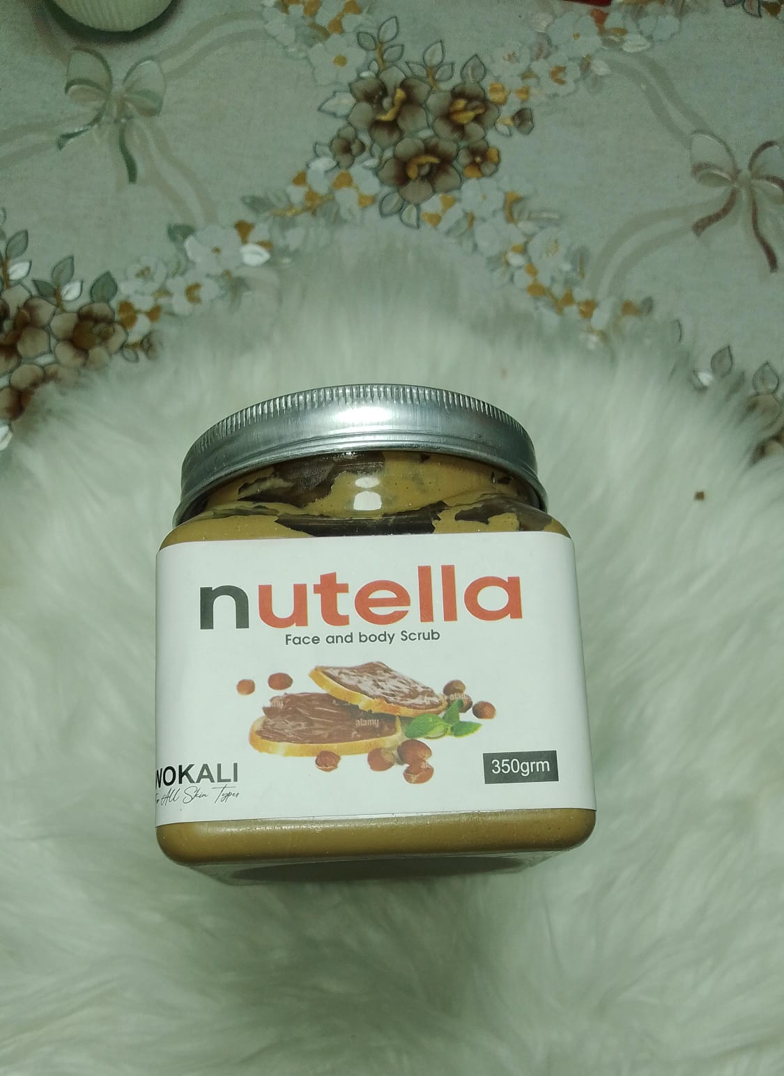 Wokali Nutella Face & Body Sherbet Scrub 350g JZCosmetics.com