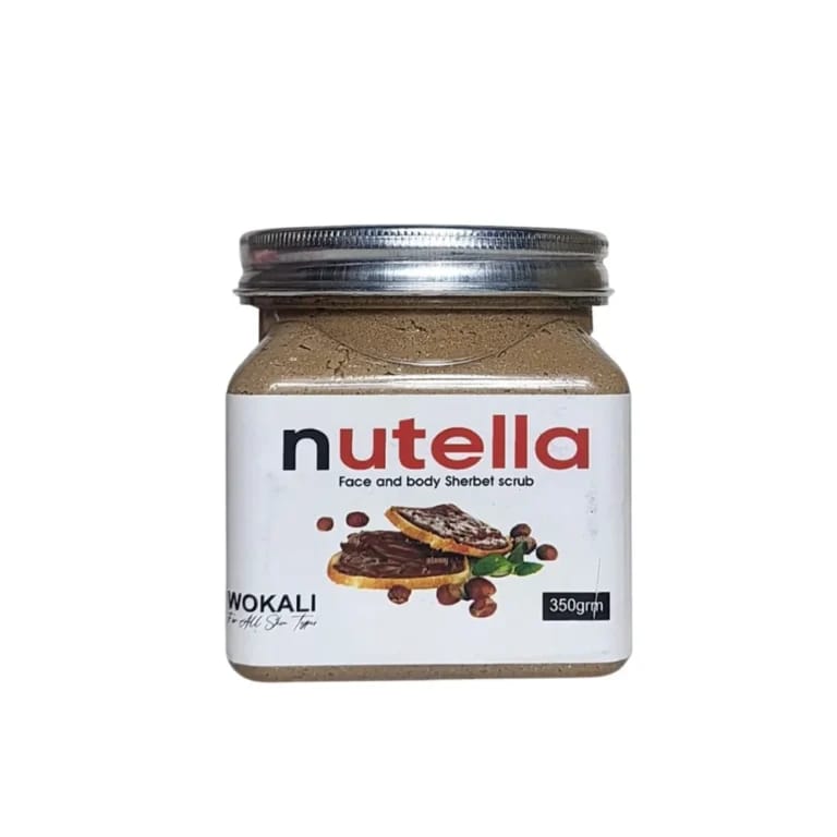 Wokali Nutella Face & Body Sherbet Scrub 350g JZCosmetics.com