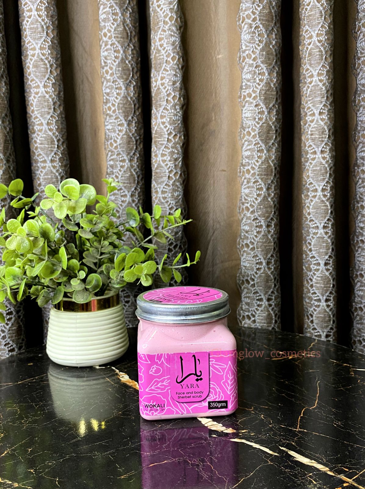 YARA Face and Body Sherbet Scrub 350g JZCosmetics.com